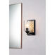Bocage 1 Light 5 inch MB Bath Light Wall Light in Matte Black